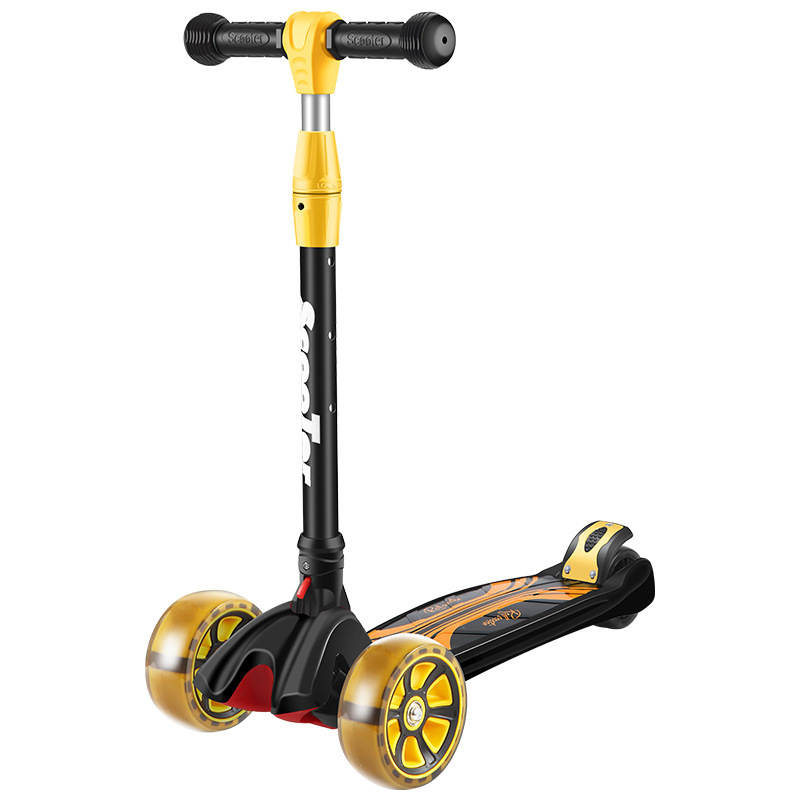 Bud Beibei Scooter Children's Lifting Flash Aluminum Alloy Scooter for Boys and Girls 3-12 Years Old Scooter