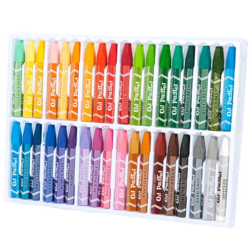 Environmentally Friendly Oil Pastels Single Color Complementary Color Hexagonal Oil Pastels Kindergarten Graffiti Brushes Oil Crayons Painted Stick Pens