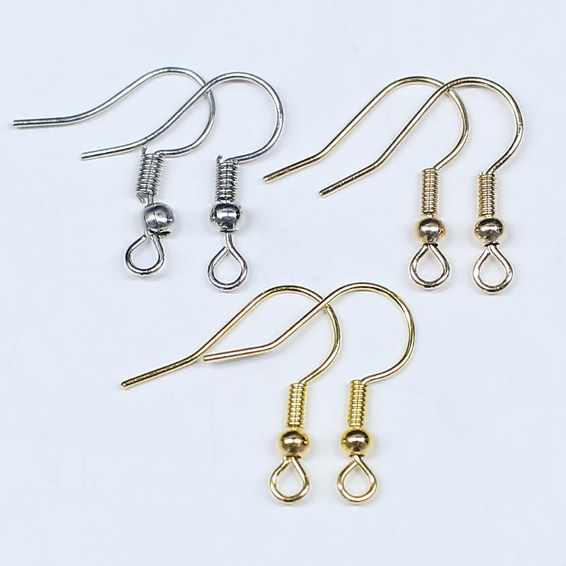 Кросс-бордерные 925 ювелирные аксессуары ручной работы DIY серьги материалы для производства цветосохраняющие электрохимические крючки полусфинированные изделия