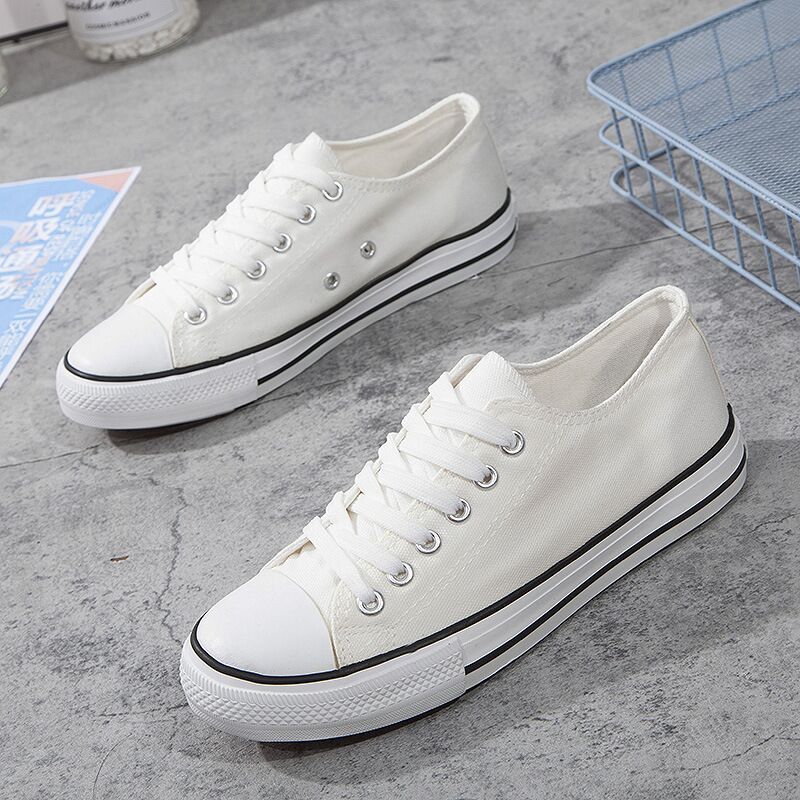 Canvas Shoes for Women, Retro Classic Low-Top Vulcanized Shoes, Ruian Canvas Shoes, Factory Direct Sales, Women's Shoes, Seamless Delivery