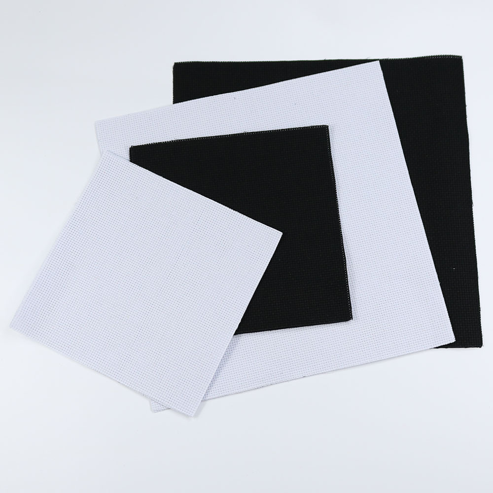 Mesh cloth black and white cross stitch embroidery cloth medium grid 11CT embroidery cloth cotton cross stitch embroidery cloth wholesale