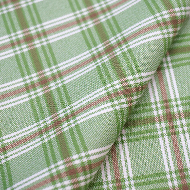 TR yarn-dyed plaid stretch cloth spot spring and summer women's dress fashion fabric autumn suit suit fabric