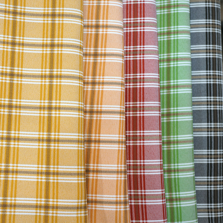 TR yarn-dyed plaid stretch cloth spot spring and summer women's dress fashion fabric autumn suit suit fabric