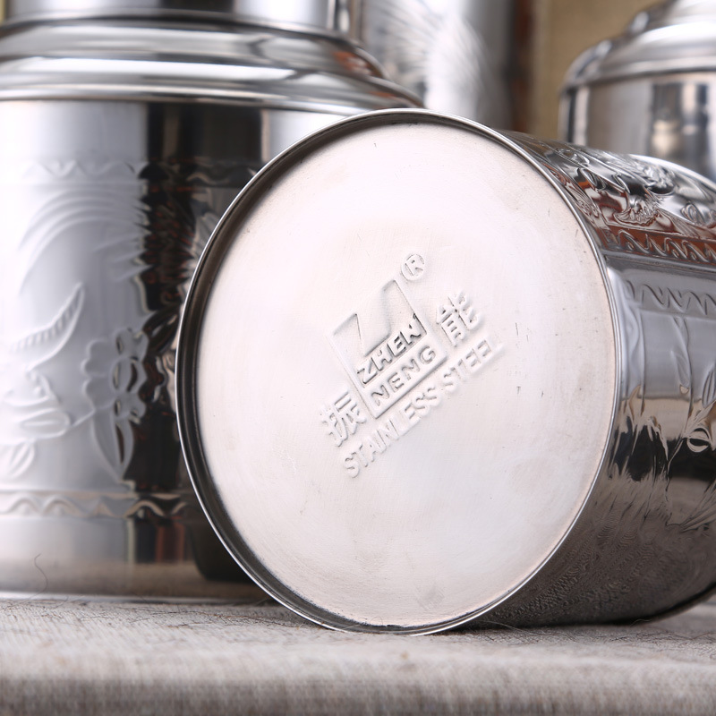 Authentic Zheneng High-Quality Stainless Steel Tea Cans, Portable Sealed Cans, Various Specifications Storage Cans, Snack Cans, Fresh-Keeping Cans