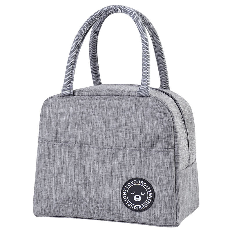 Bear Label Lunch Bag Student Portable Waterproof and Oilproof Insulated Bag Office Worker Meal Bag Thickened Aluminum Foil