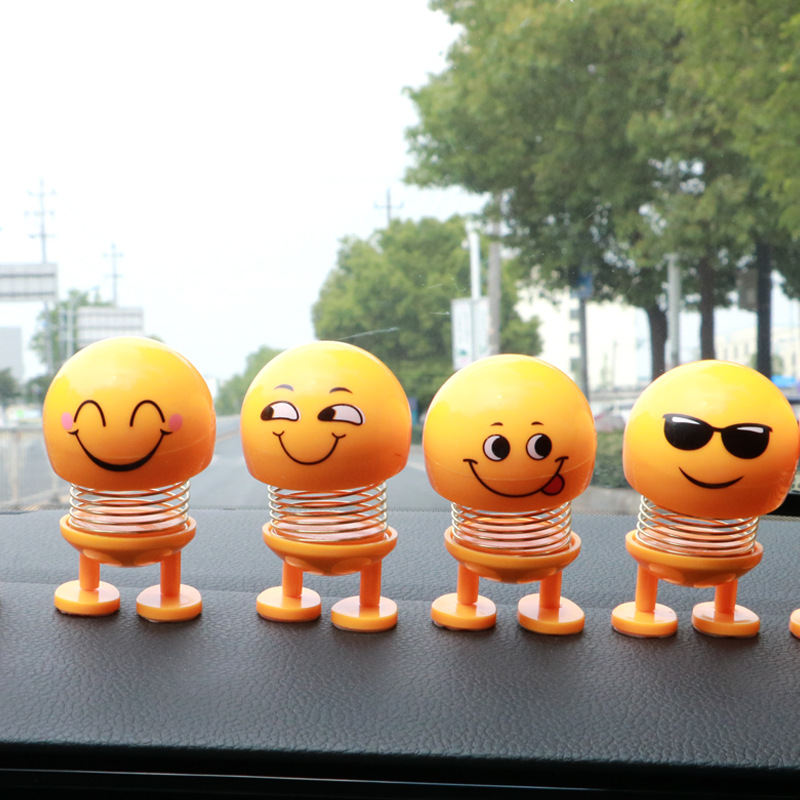 Factory Outlet Minions Car Ornaments 14 Figure Car Shake Head Doll Spring Car Ornaments