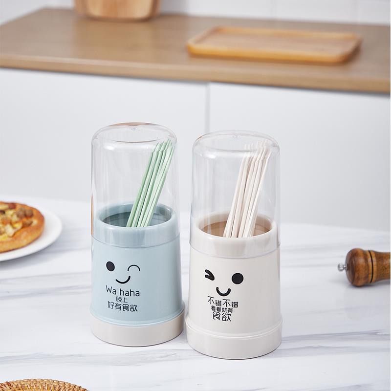 Nordic style chopsticks cage with lid cartoon solid color chopsticks storage tube kitchen tableware storage rack plastic storage box