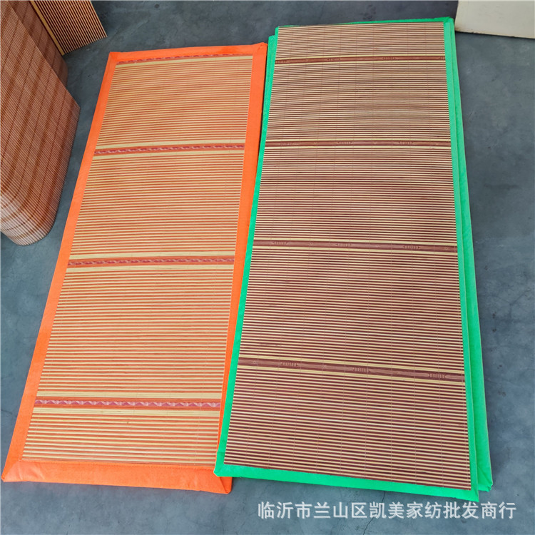 Kindergarten special nap mat children's bamboo mat students double-sided mat wholesale Four Seasons children's mat can be processed