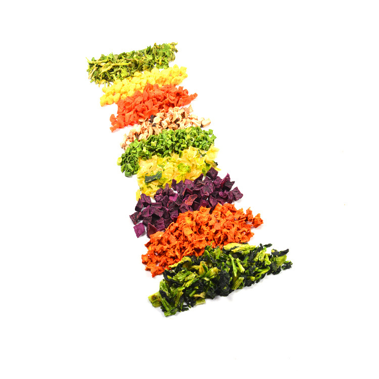 Dehydrated Vegetables: Carrot, Kohlrabi, Green Cabbage, Chives, Cilantro, Purple Sweet Potato, Shiitake Mushrooms, Egg Cubes, Dried Vegetables, Ready-To-Eat