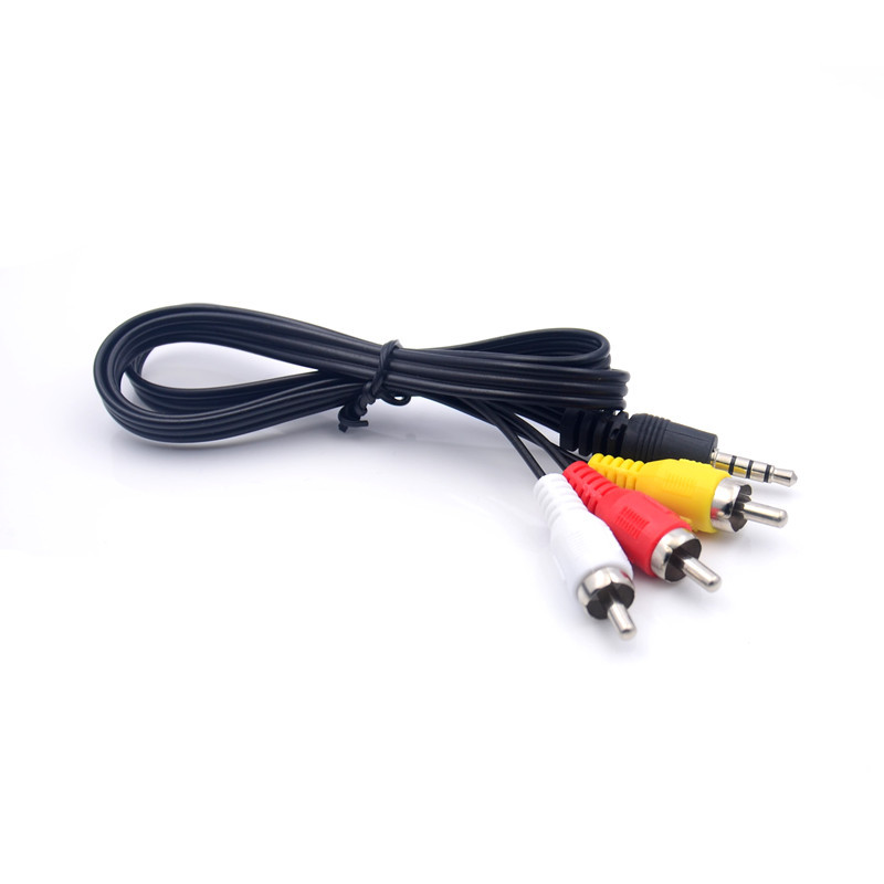 Set-Top Box Audio Cable Video Splitter Av 3.5mm Dual Audio to Rca Data Cable for Tv Hd