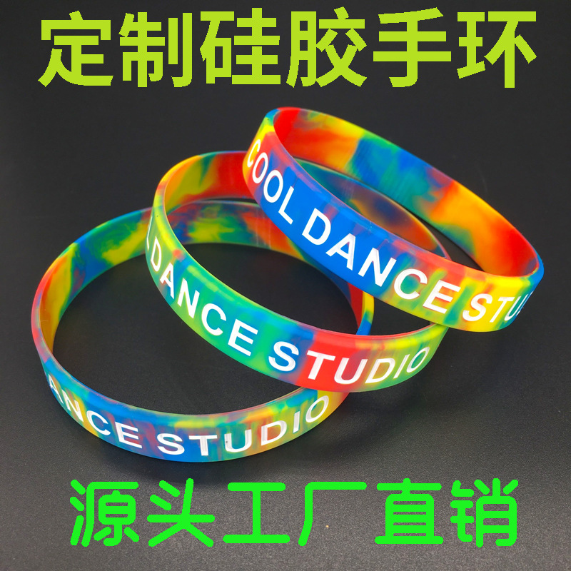 Silicone Bracelet Engraving logo for Men and Women Adult Children Aperture Sports Rubber Bracelet Wristband