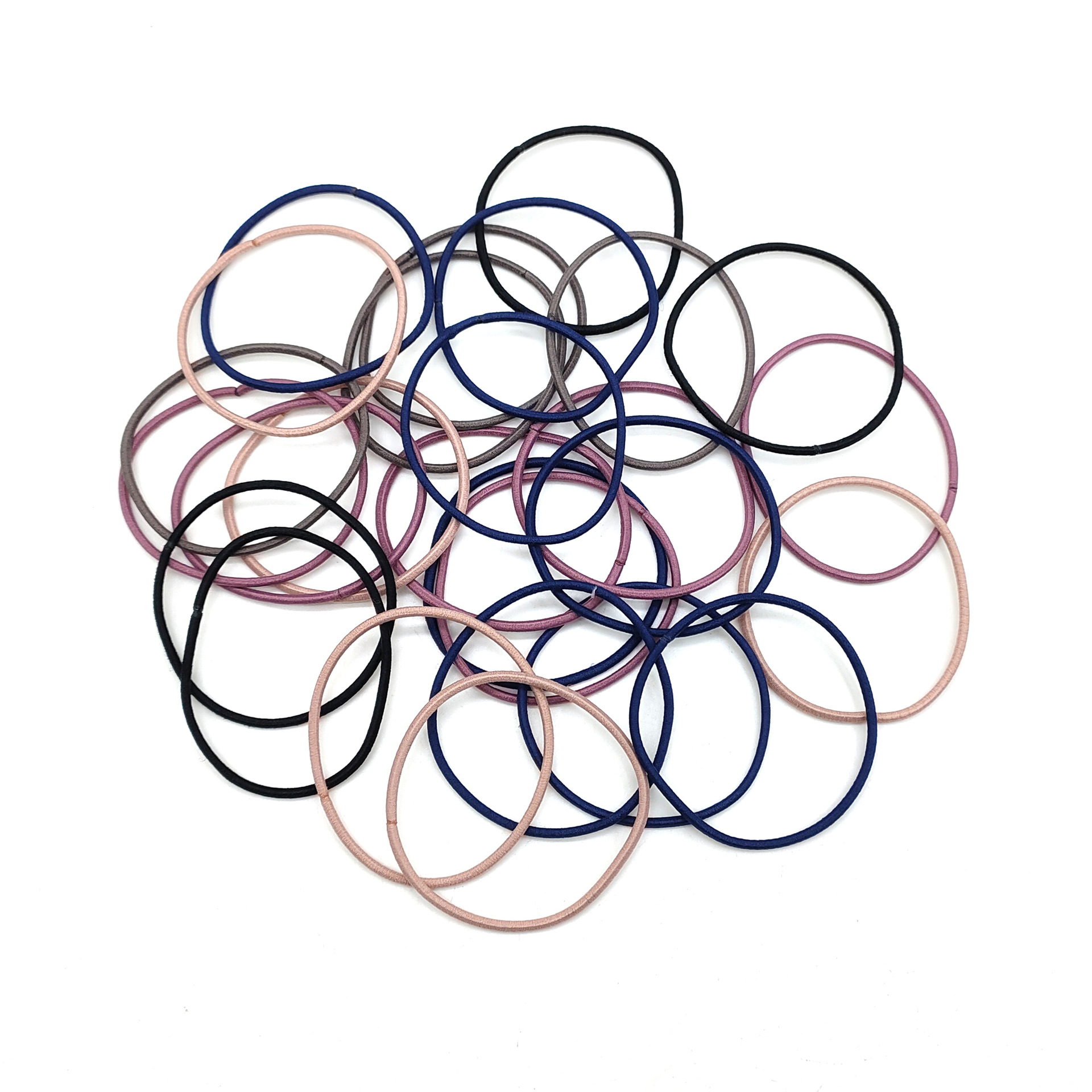 Korean Simple Hair Band Hair Accessories Seamless Thin Basic Hair Tie Rubber Band Hair Rope Color Hair Rope for Women