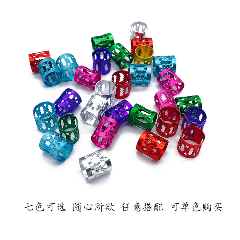 Прямые поставки с фабрики аксессуары для грязной косы кольцо для парика грязная коса пряжка 8*9 в наличии