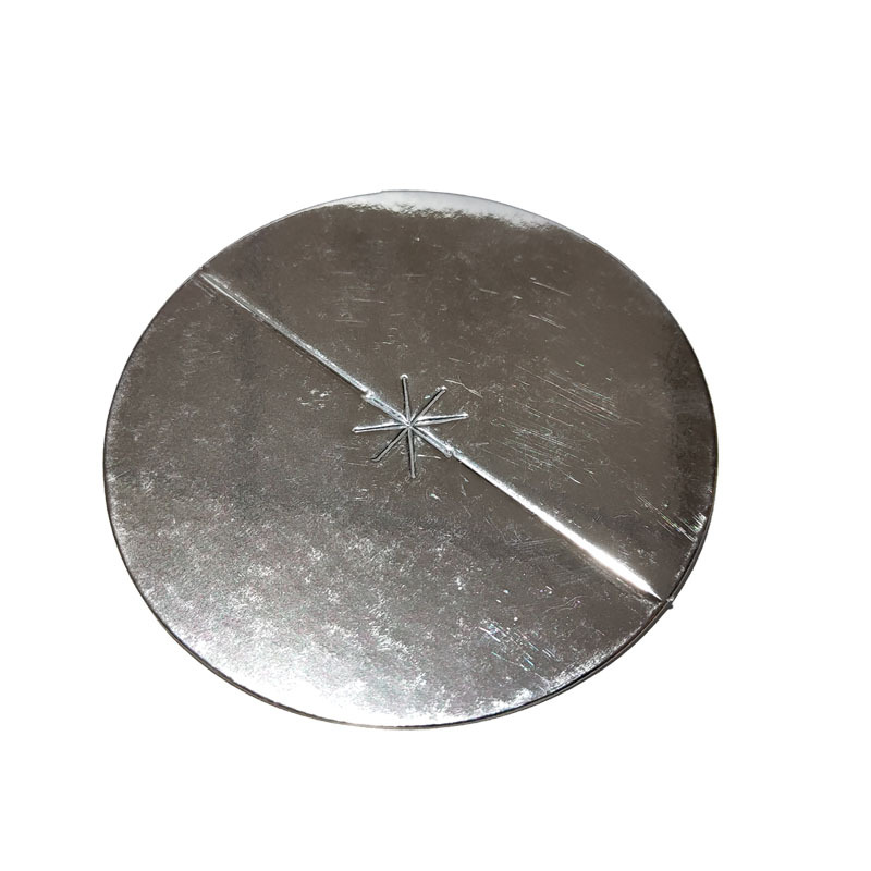 Straight horn ear candle gasket silver tin foil card holder piece ash flame retardant tray large quantity detailed inquiry excellent