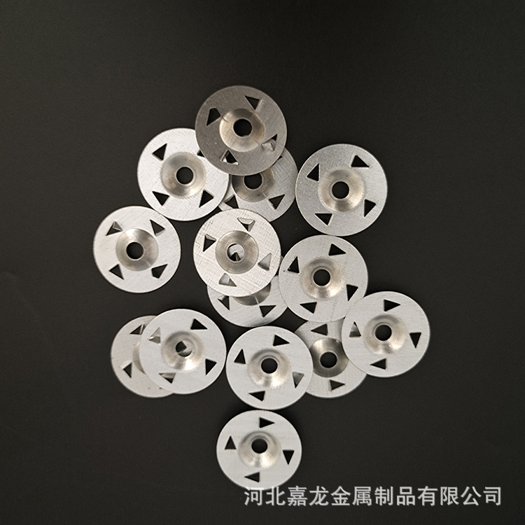 Butterfly-shaped four-claw gasket composite board fixed insulation nail lock piece inner wall calcium silicate board gypsum board anchor four-thorn piece
