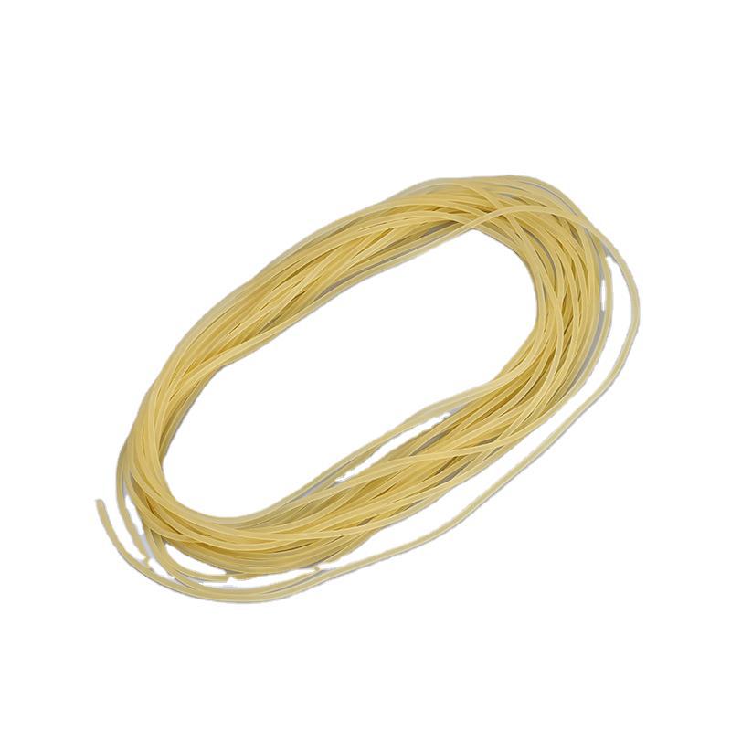 Solid latex tube factory Direct 2mm elastic rope latex wire tie bar power toy with tension rope round rubber band
