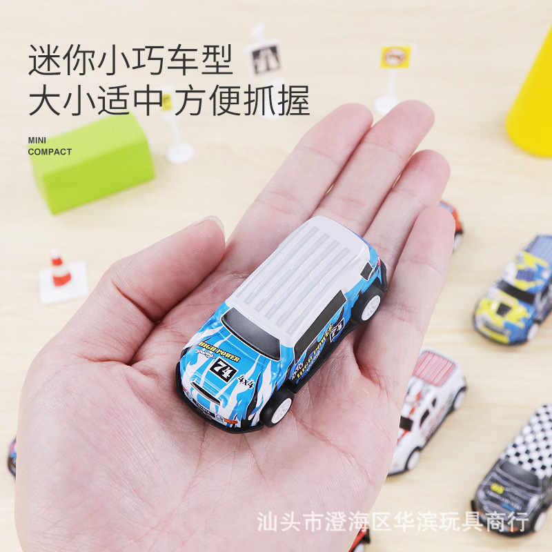 Factory direct 24 6.7cm iron alloy car back force CAR children's toys gifts cross-border hot