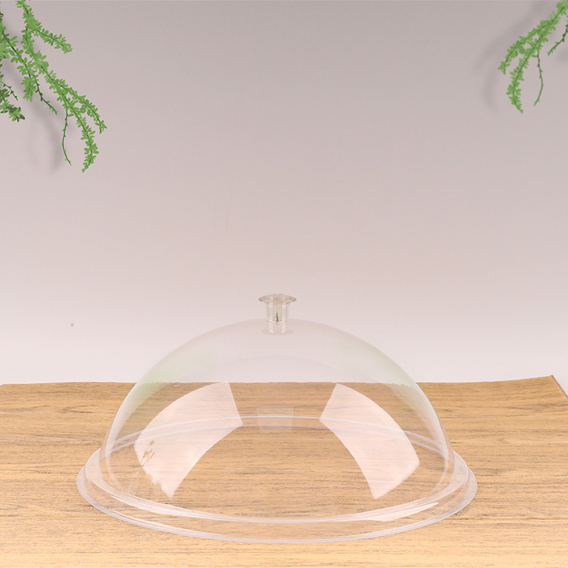 pet fresh-keeping cover food cover plastic transparent round cover tray cover snack cover food cover dust cover wholesale