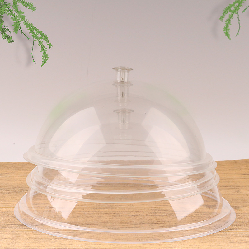 pet fresh-keeping cover food cover plastic transparent round cover tray cover snack cover food cover dust cover wholesale