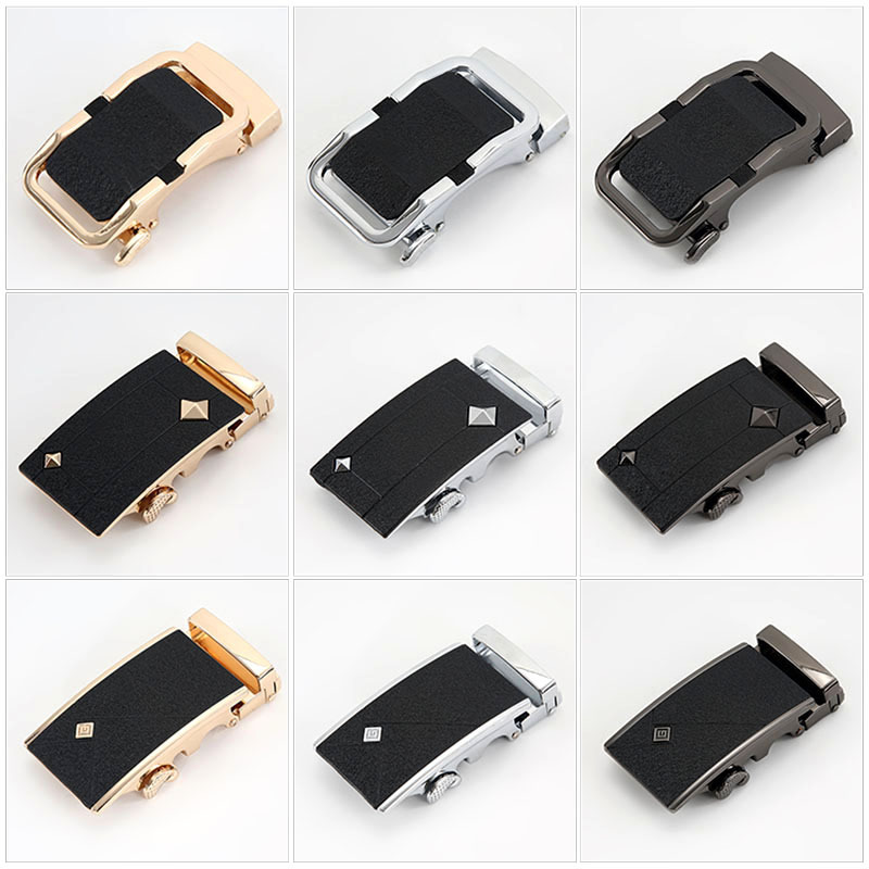 Новая матовая автоматическая пряжка для мужчин, сплавная пряжка для ремня с лазерным логотипом