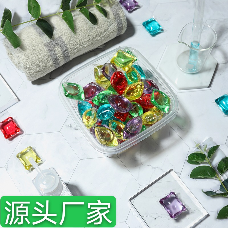 Оптовый производитель долговечных ароматизированных антибактериальных капсул для стирки, многоцветные концентрированные капсулы для стирки