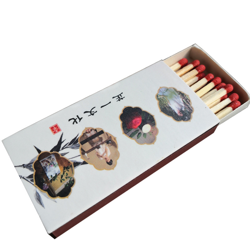 Security Disposable Matches Customized Advertising Logo Printing Hotel Hotel Match Box Wholesale