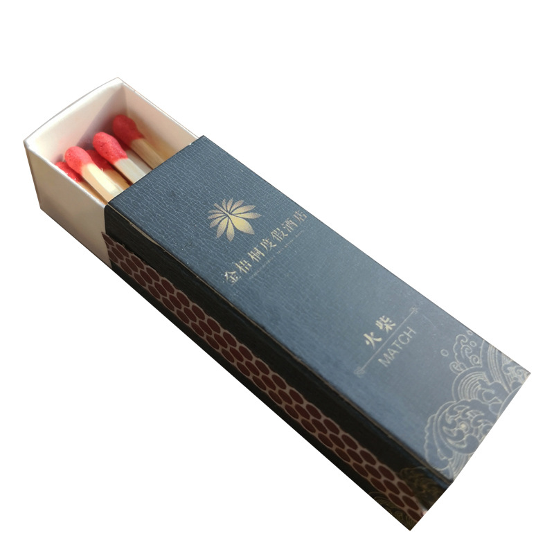 Lipstick Disposable Matches Customized Advertising Logo Printing Hotel Hotel Match Box Wholesale
