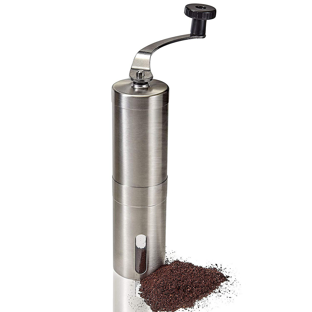 Foreign trade coffee grinder OEM custom portable 304 stainless steel coffee bean grinder hand coffee machine