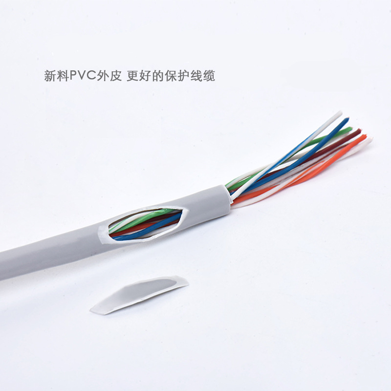 Category 5E Network Cable Finished Twisted Pair Cat5E Computer Jumper Broadband Router High-Speed Network Cable 1m