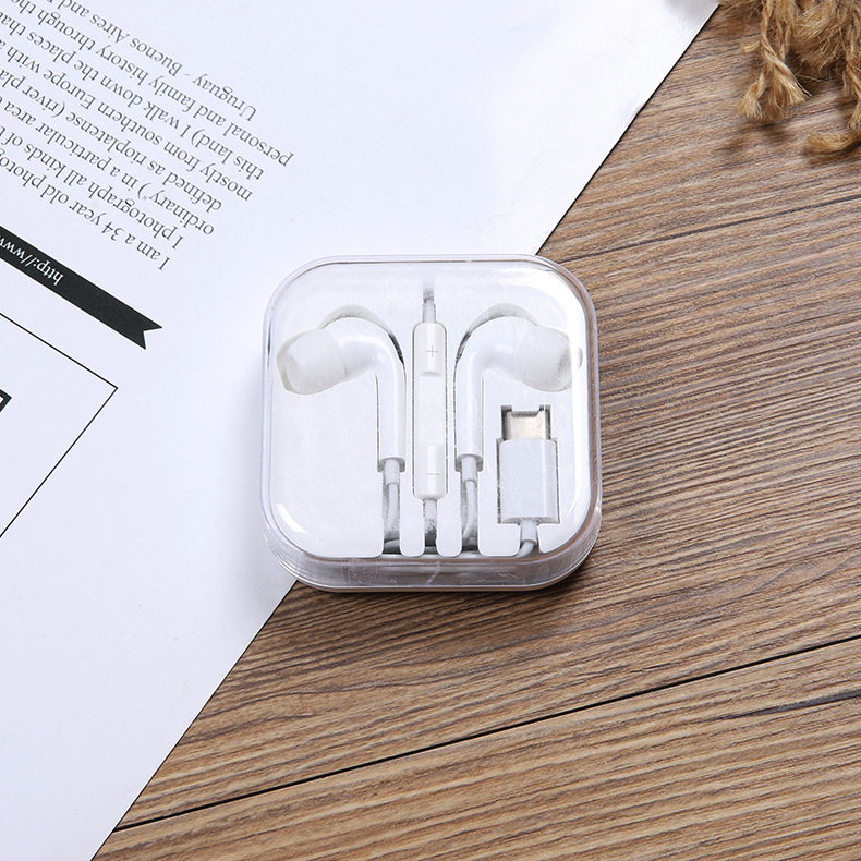 Factory direct three-generation earphones are suitable for Apple 78X/11 three-generation in-ear Android universal earphones with wire control