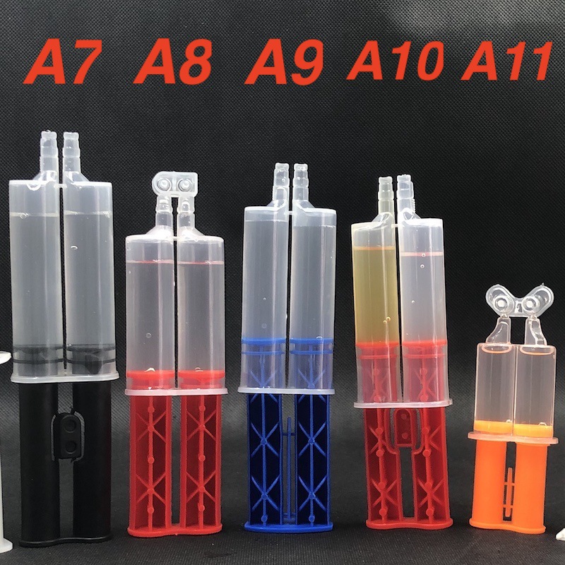 10ml25ml 50ml AB rubber cylinder AB rubber tube two-component dispensing cylinder rubber tube mixing tube