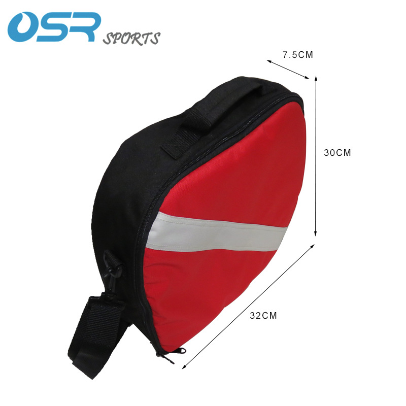 Special square bag for diving level 1 head and level 2 head breathing regulator