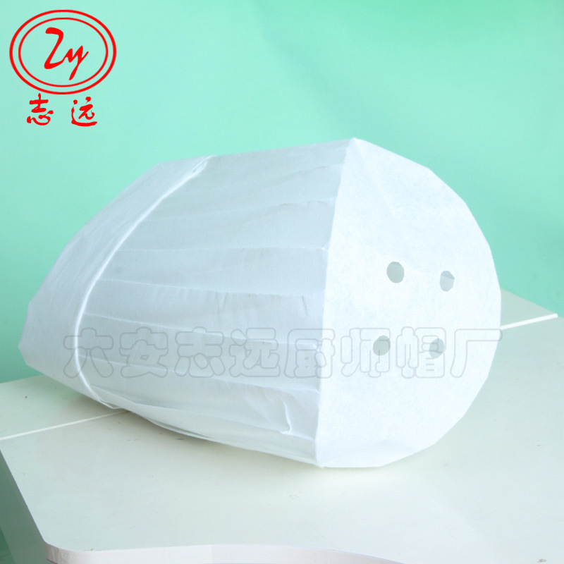 Factory direct supply Zhiyuan chef hat disposable hotel restaurant white non-woven chef hat 50g cap