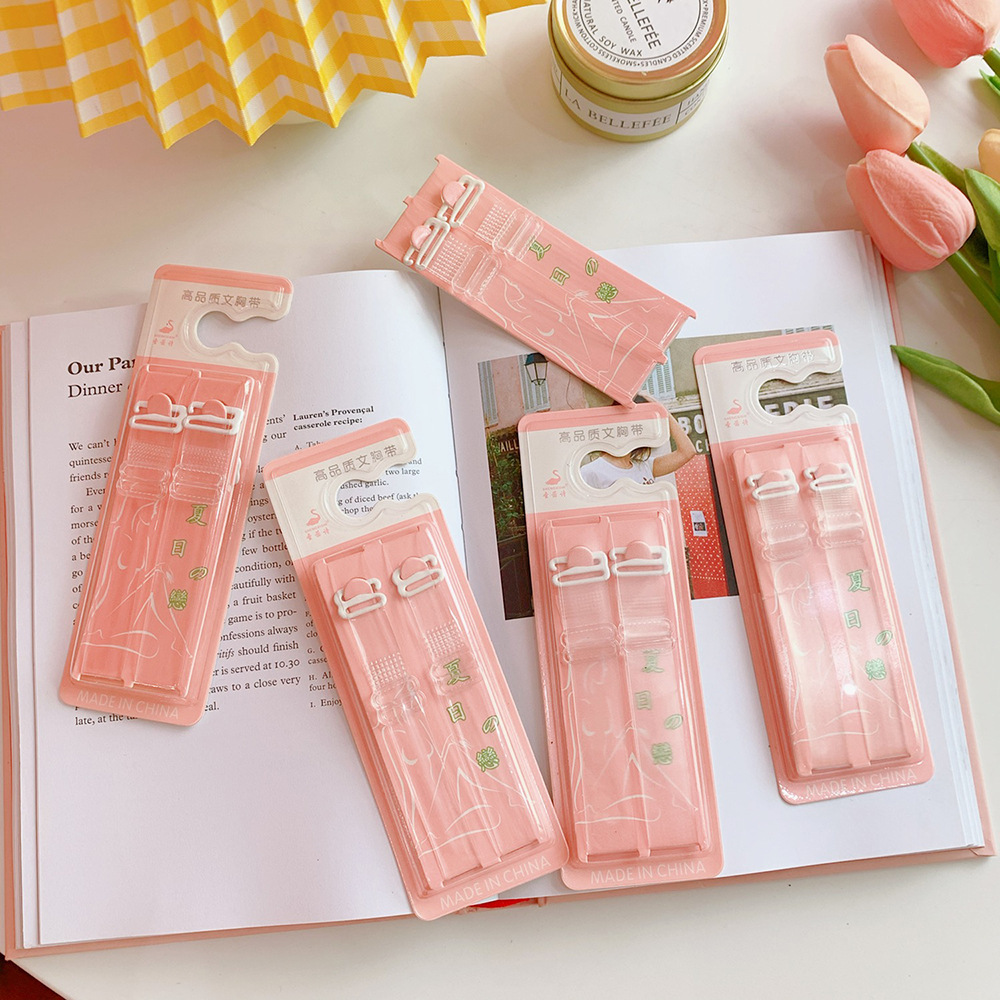 Transparent Shoulder Strap Invisible Shoulder Strap Bra Strap Frosted Transparent Widened Invisible Strap Adjustable Lingerie Strap Anti-slip