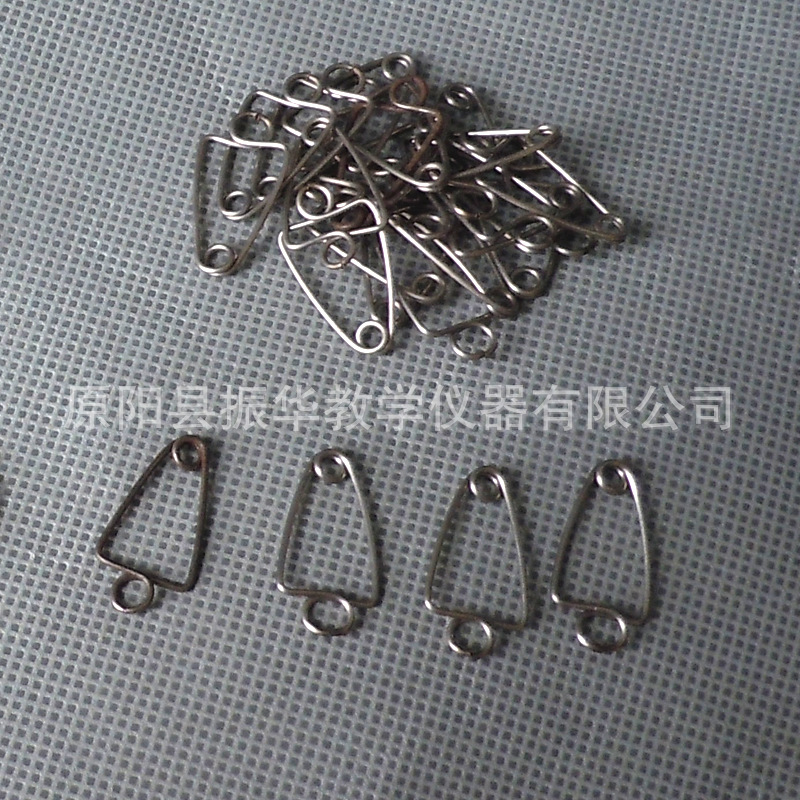 In stock frog experiment frog heart clamp type non-hurt round head flat head frog heart Nie