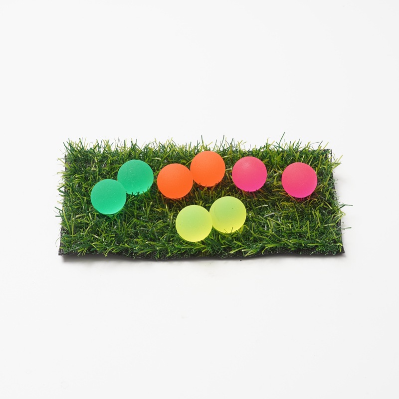 27mm Mixed Solid Bouncing Ball Colorful Paradise Full Transparent Floating Rubber Bouncing Ball Children's Toy