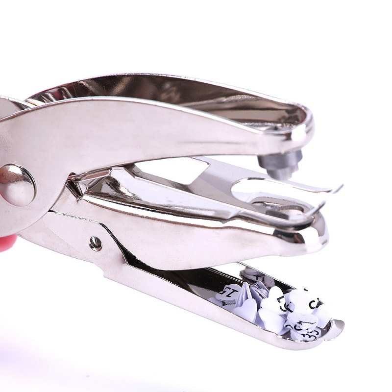 Astronomical Manual Puncher for Tickets and Documents, Available in 5 Punch Patterns, Portable and Multifunctional Punch Pliers