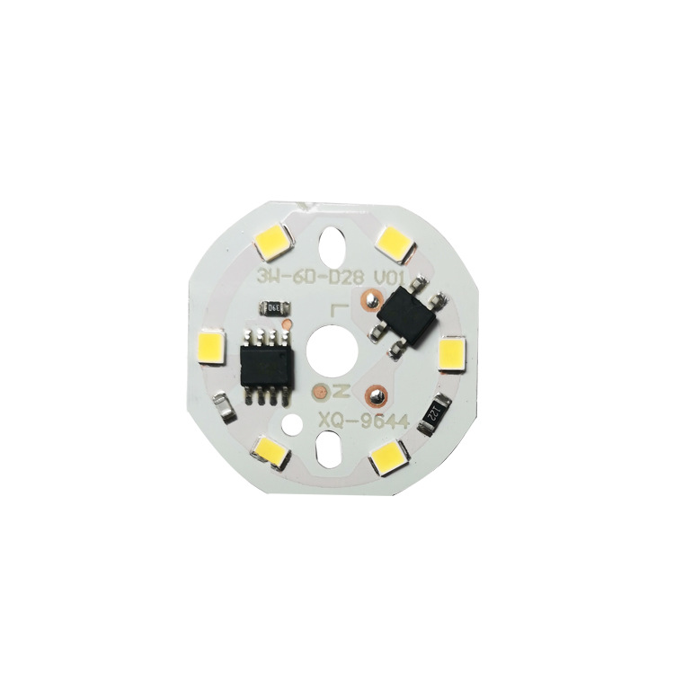 LED linear light source board drive-free round high voltage 220V constant current lamp board bulb module SKD