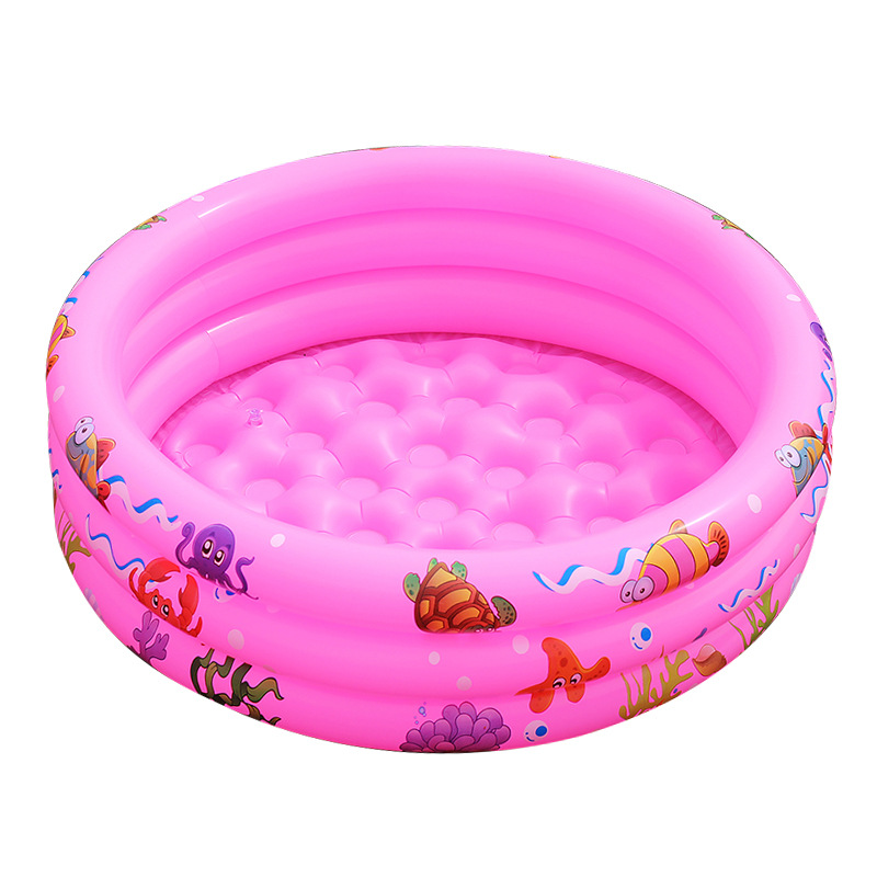 Home Swimming Pool Inflatable Ball Pool Kidsren's Ocean Ball Pool Round Printed Swimming Pool Fishing Water Toy Pool