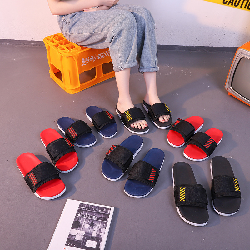 Модные корейские летние тапочки, мужские пляжные туфли, стиль для пар, двойного назначения, мягкая подошва, оптовая износостойкая удобная обувь