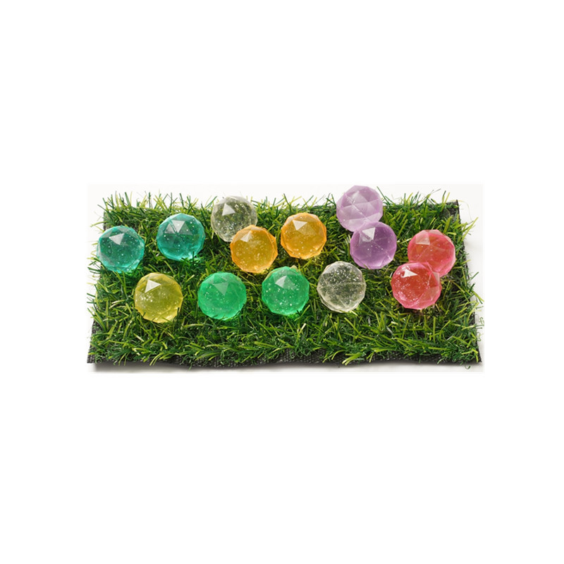 27mm Mixed Solid Bouncing Ball Colorful Paradise Full Transparent Floating Rubber Bouncing Ball Children's Toy
