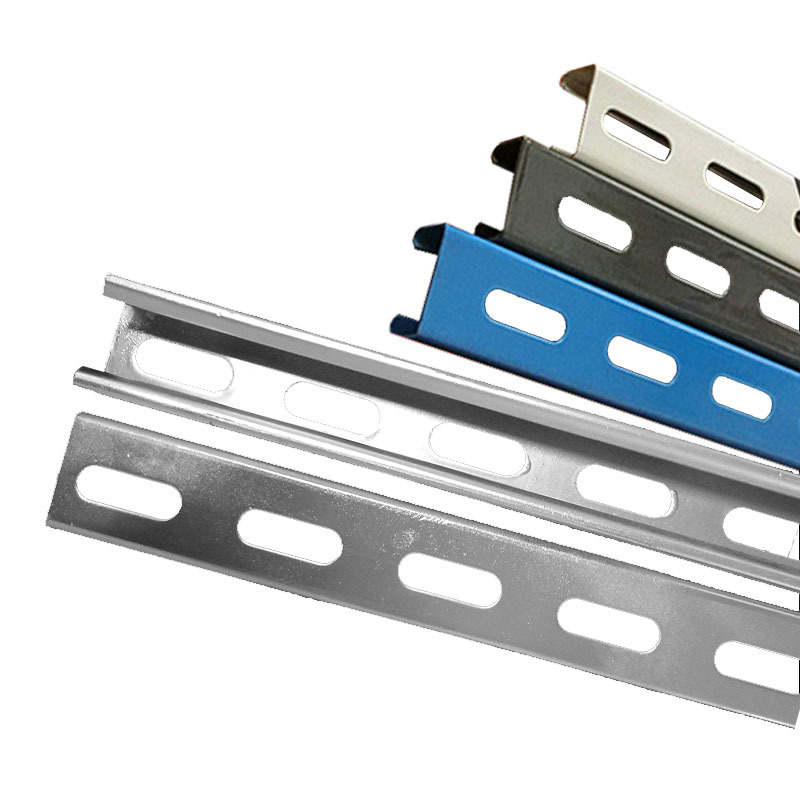 Guangdong Hot-Dip Galvanized C-Shaped Steel 6252*41*21 Perforated Zinc Aluminum Magnesium Photovoltaic Bracket Shock-Resistant Frame Pipe Gallery U-Shaped Groove Factory