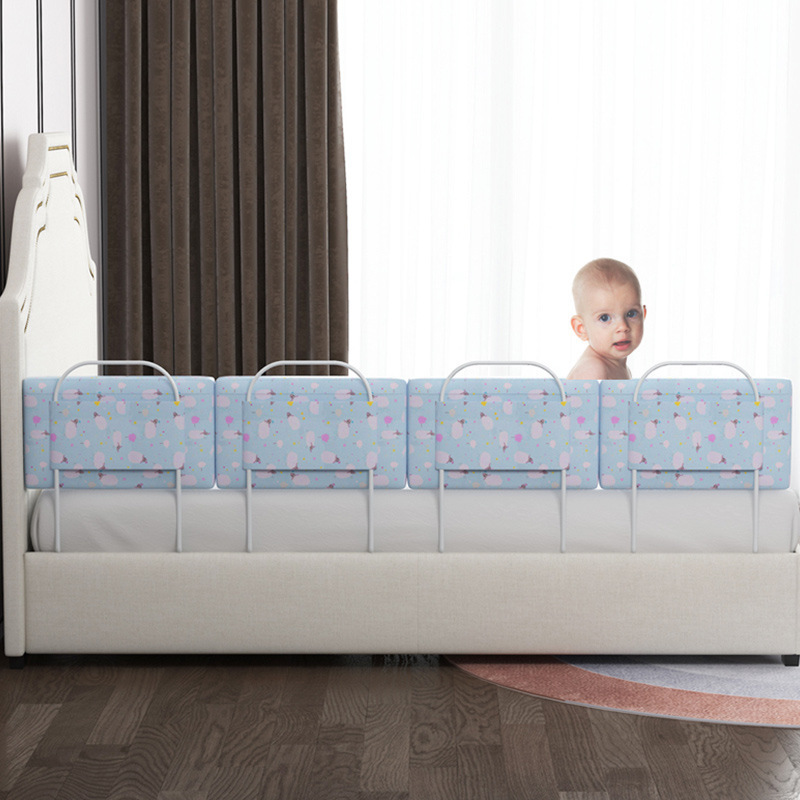 Baby Crib Fence Bed Fence Anti-Fall Kidsren's Baffle Anti-Fall Bedside Bed Rail Guardrail Adjustable Safety Bed
