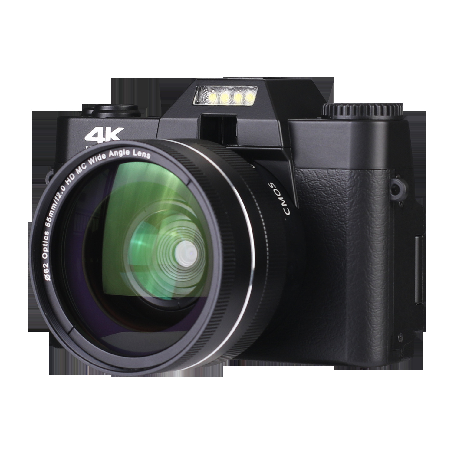 4K High-Definition Digital Camera R9 Mirrorless Retro with Wifi Student Digital Camera Vlog with External Lens