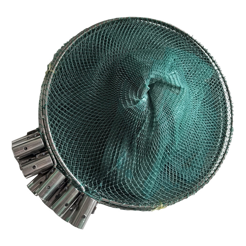 Factory Direct supply solid stainless steel braiding head mechanism braiding net fishing bag fishing net small eye braiding Net ring braiding net