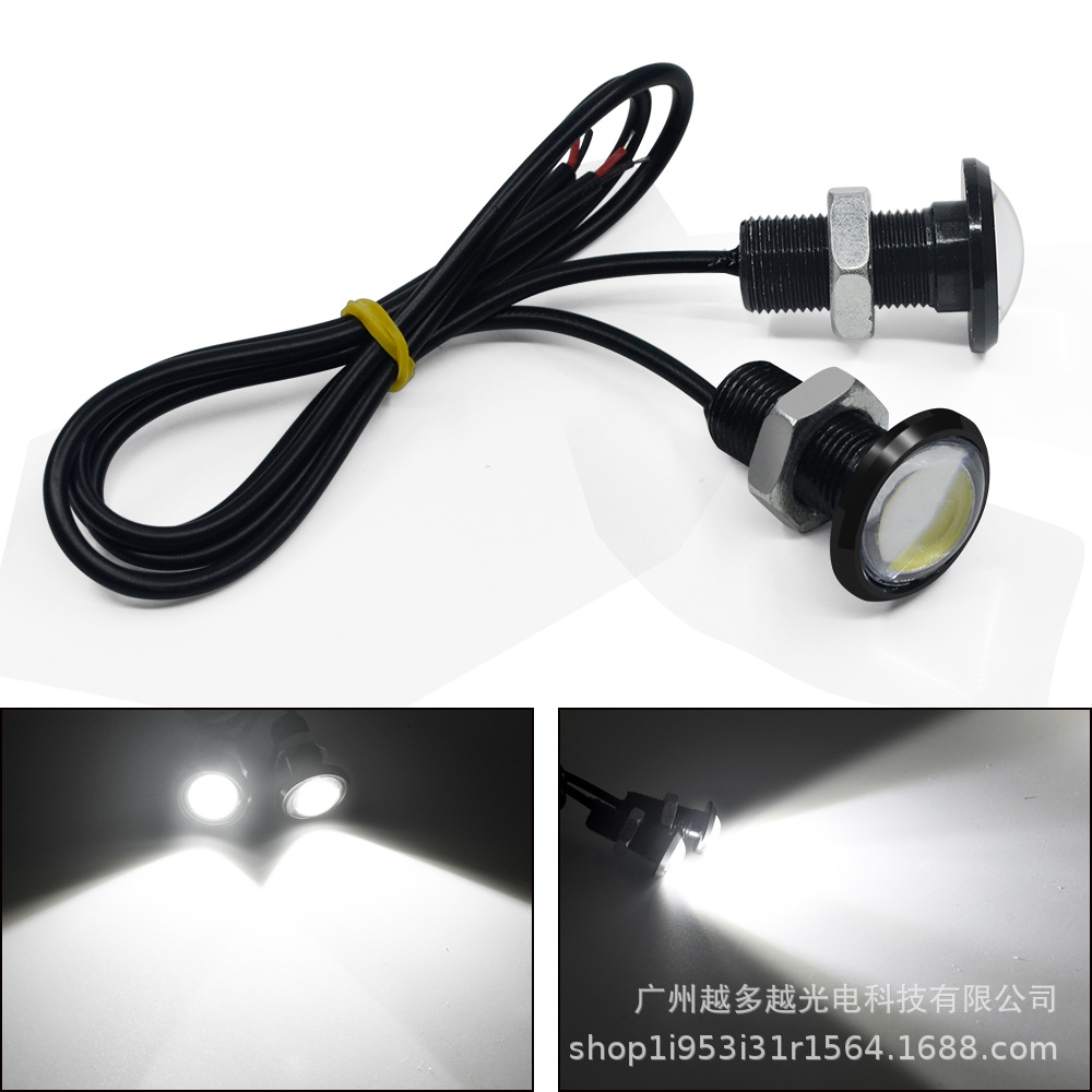 Car led light Eagle Eye light 23mm single layer rogue light screw counter reversing light motorcycle modification light led car light