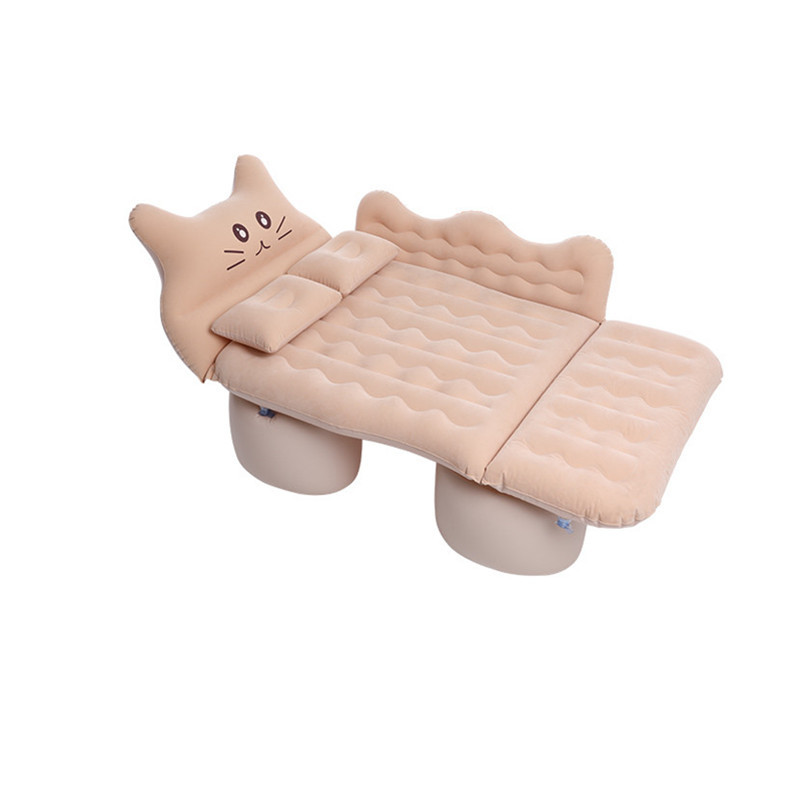 Car inflatable bed car folding travel bed car inflatable mattress rear air cushion bed rear seat inflatable cushion sleeping mat