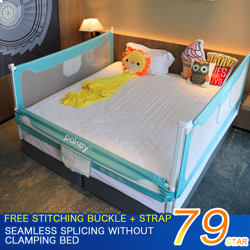 Vertical Lifting Children's Bed Guardrail, Baby Anti-Fall Bed Protection Fence, Universal Bedside Barrier, Adjustable with Guardrail
