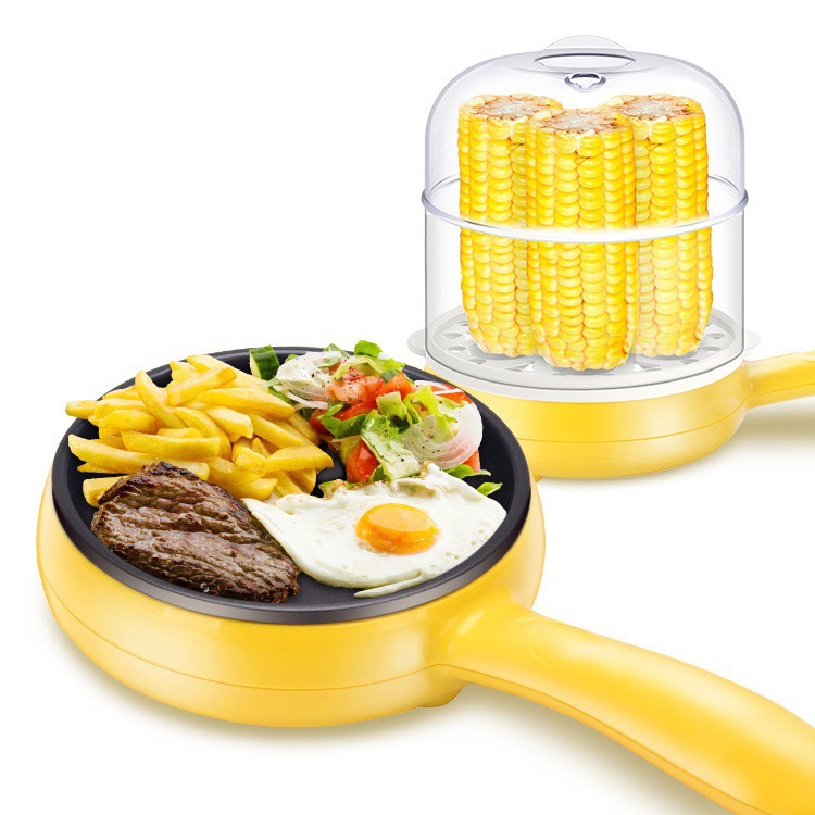 Gift Mini Electric Omelette Pot Double-Layer Egg Steamer Multi-Functional Egg Cooker Boiled Egg Artifact Egg Machine Breakfast Artifact