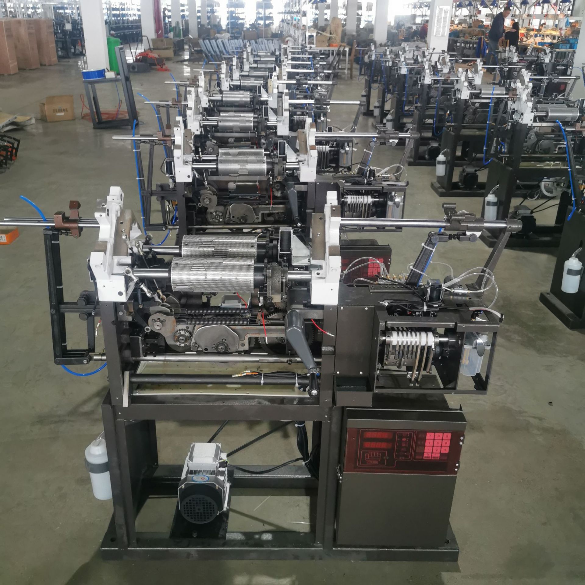 Full-automatic knitting glove machine Full-automatic high-speed glove machine Labor protection gloves one-time forming machine